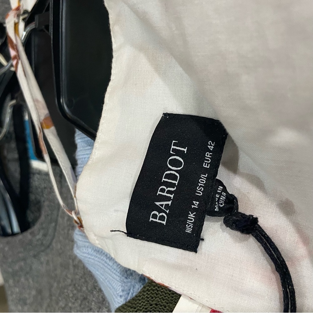 NWT Bardot Floral A Line Tiered Maxi Dress reg $159 size 10 - Picture 9 of 12